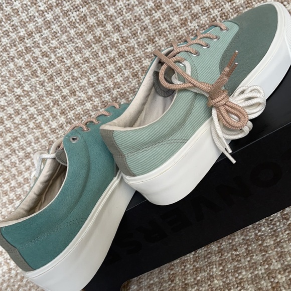 Converse Skid Grip OX Oil Green/Malachite Green MEN`S - Picture 15 of 16